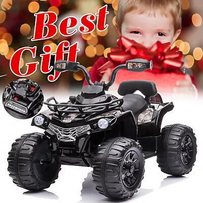 12V Battery Powered Kids Ride On Car Quad Four Wheeler ATV Toy W/ LED Headlights • $179.99