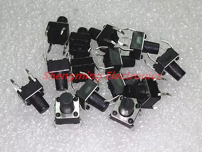 100PCS Momentary Tactile Push Button Switch Tact Switch 6X6X8mm 4-pin DIP-4 • $2.45