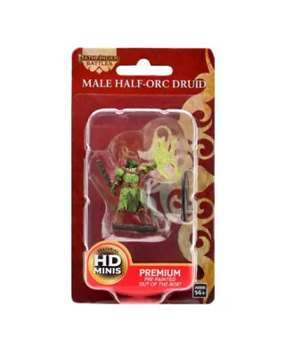 Pathfinder Half-Orc Druid Male Premium Figure Wizkids New • £11.11