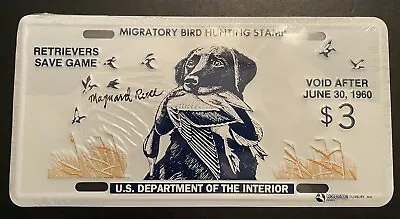 Maynard Reece Signed Migratory Bird Stamp License Plate • $74.99