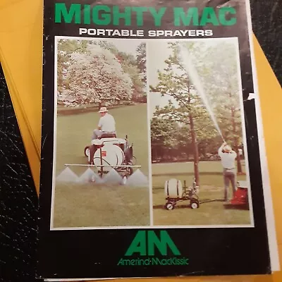 Mighty Mac Amerind Mackissic Brochures Sprayers Shreeders Chippers • $8.50