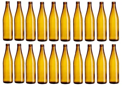 Glass Amber Beer Bottles 0.5L 50cl 500ml Good Quality Home Brew • £20.95