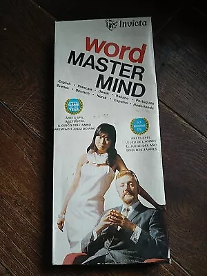 Vintage Word Mastermind Board Game 1975 Invicta Complete • £2.50