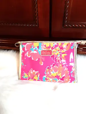 Lilly Pulitzer/Estee Lauder NEW Cosmetic Bag Pink Floral • $18.98