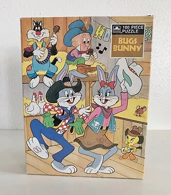 Vintage Bugs Bunny 100 Piece Jigsaw Puzzle Golden 1983 - Complete • $12.49