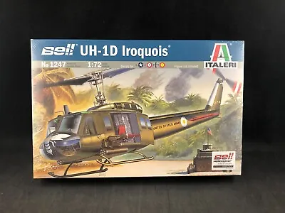 $24.99 • Buy Italeri Bell UH-1D Iroquois Helicopter 1:72 Scale Plastic Model Kit 1247 NISB