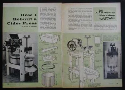 $7.99 • Buy Apple Cider Press HowTo Build PLANS Wood Frame & Barrel