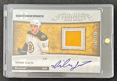 2007 Fleer Hot Prospects Milan Lucic #238 RPA Rookie Patch Auto /399 SP Bruins • $34.99