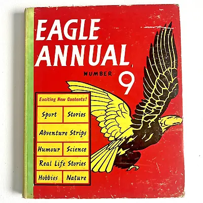 Eagle Annual Number 9 Staring Dan Dare | 1960 Hulton Press | Vintage Hardback • £7.99