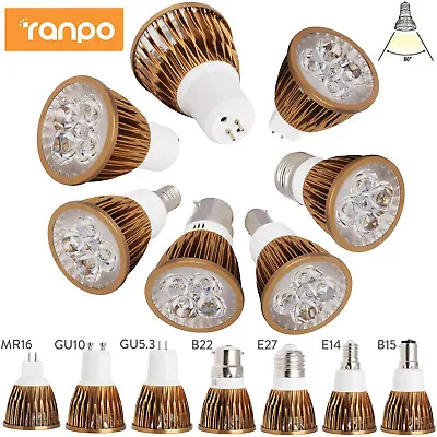Dimmable LED Spotlight Bulb GU10 MR16 E27 E14 GU5.3 B22 110V 220V 12V Lamp Light • $3.70