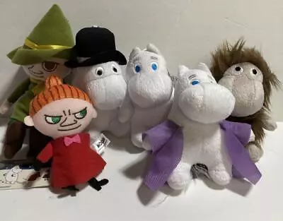 Moomin Mascot Prize Snufkin Little My Moominpappa Ancestors Anime Rare Lot 6 • $93.10