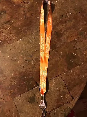 $4.99 • Buy Battle At Bristol Tenn Vols Va Tech LANYARD Keychain Badge Official Licensed 