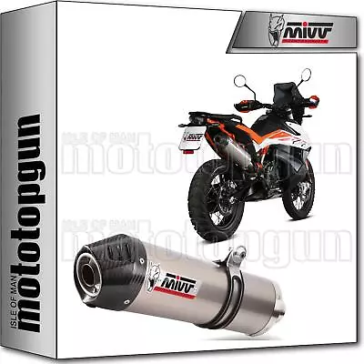 Exhaust Titanium Carbon Cap Oval Mivv Ktm 790 Adventure 19/20 • $407