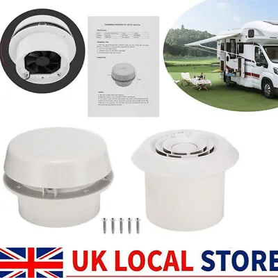 24v Mushroom Roof Vent For Caravan Motorhome Boat Comet Electric Fan Ventilator • £26.89