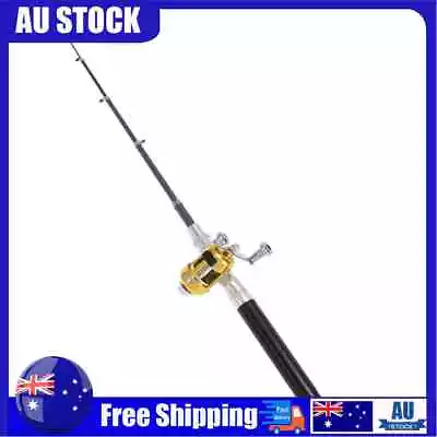 $15.39 • Buy 2Mini Portable Pocket Fish Pen Aluminum Alloy Fishing Rod Pole Reel Combos AU
