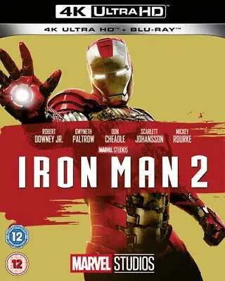 Iron Man 2 - Phase One [NEW & SEALED] 4K UHD + Blu Ray + Slipcover • £16.99