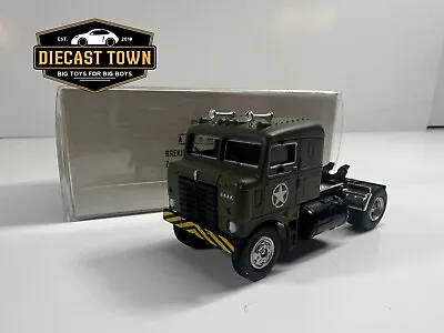 1/87 HO Brekina Kenworth Bullnose #85954 Truck Tractor Army Green US Air Force • $23.95