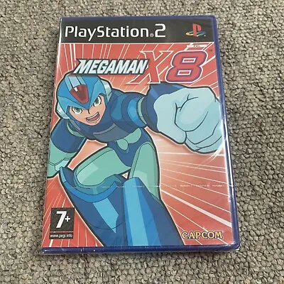 Megaman X8 PS2 UK PAL -  New Sealed W/ PlayStation 2 Tear Strip • £44.99