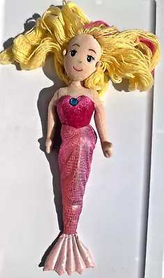 Aurora World Sea Sparkles Mermaid Plush - Blond Hair Maroon Dress 18 Inch 2018 • $8.99