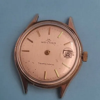 1960's Vintage Men's Movado Automatic Eta 608 Tempo Matic Running Strong • $175