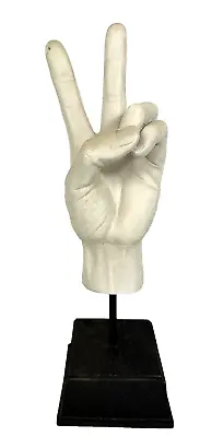 Peace Sign Hand Statue  2005 Vitruvian Collection Art Sculpture  • $54.99