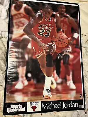 Vintage Michael Jordan 1988 Sports Illustrated Poster Chicago Bulls NBA Rare • $55