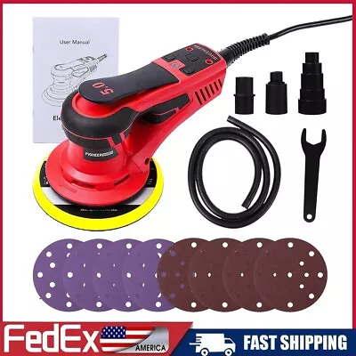 6-inch Electric Brushless Random Orbital Sander 350W 10000RPM 7 Variable Speed • $128.99