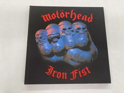 MOTORHEAD IRON FIST 40th ANN 3LP BOOK PACK 2022 RI OF 1982 VINYL 9.0 SLEEVE 9.0 • $65