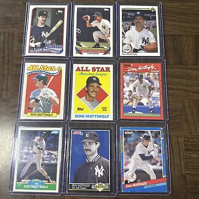 Baseball Cards Lot Vintage DON MATTINGKY CARD LOT ALL ONE MONEY FREE SHIPPING!!! • $10