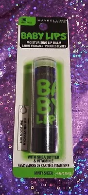  Baby Lips Electro Pop Neon Color Tinted Lip Balm NEW Sealed In Minty Sheer • $9.50