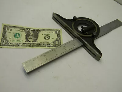 Scherr Tumico 12 In. Ruler And Angle Finder / Protractor;  Machinist • $79.97