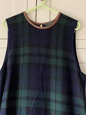 Ralph Lauren Tartan Woollen  Dress XL • £25