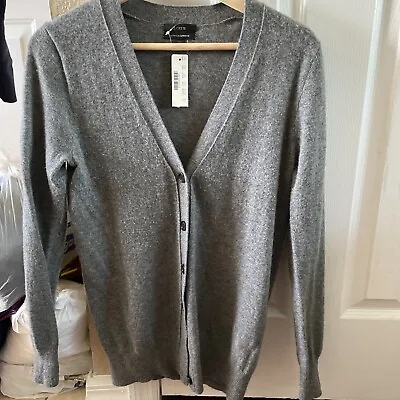 Jcrew Cashmere Blend Grey Boyfriend Sweater XS NWT • $75