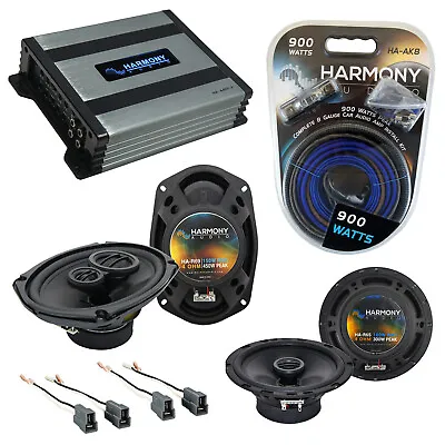 $244.95 • Buy Mitsubishi 3000GT 91-99 OEM Speaker Upgrade Harmony R65 R69 & HA-A400.4 Amp