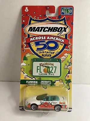 Mattel Matchbox Across America 50th Birthday Cars - Florida 2001 Chevy Camero SS • $10
