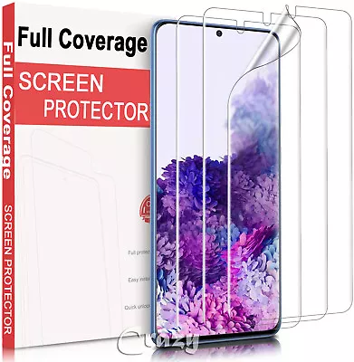 5X Full Screen Protector For Samsung Galaxy S20+ Ultra Note 8 9 S10+ Plus S8 S9 • $4.99