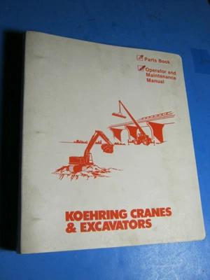 $250 • Buy Koehring 6633 Excavator Combine Parts & Operation Maintenance Service   Manual  