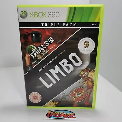 Trials HD/Limbo/Splosion Man - Microsoft XBox 360 • £12.99