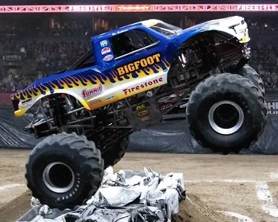 Big Foot Monster Truck Running On Track 8x10 PHOTO PRINT • $7.98