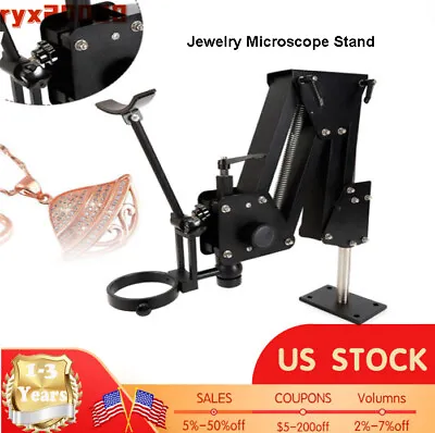 Microscope Stand Multi-directional Jewelry Inlaid Stand For Micro-setting Tool！ • $140