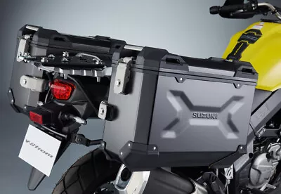 $793.84 • Buy Suzuki V-Strom 1050 Side Case Set Black Aluminium 37 Litre