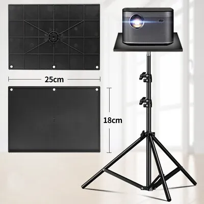 Mobile Projector Floor Tripod Stand Laptop Holder With Tray Adjustable Height • £11.10