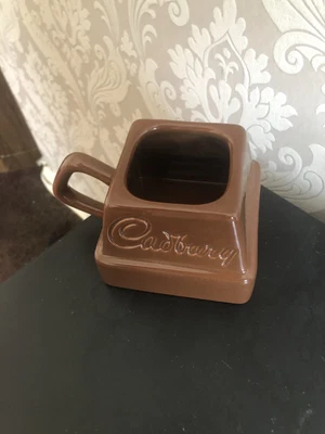£9.99 • Buy Cadbury Dairy Milk Square Mug Hot Chocolate Retro Cute Collectible