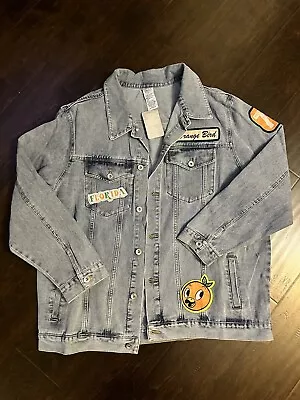 WDW Vault Collection Orange Bird Denim Jacket Women's XL BNWT • $70