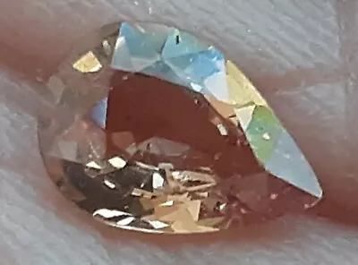 Stunning Natural 0.77ct Pink Orange Pear Montana Mined Sapphire US Seller  • $26