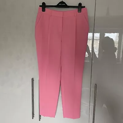 NEW Marks And Spencer Limited Edition Pink Cropped Trousers - Size 10 • £10