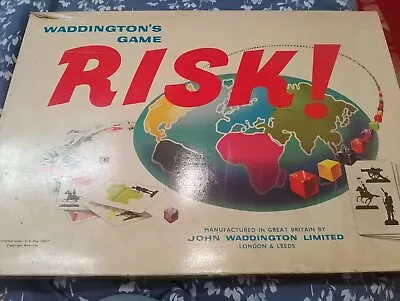 Waddington’s Risk Vintage Board Game • £6