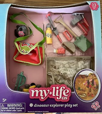 My Life As Dinosaur Explorer Play Set - 23 Pieces Toys Accessories • $20