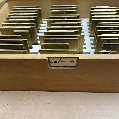 New Hermes Engraving Font Set 200N-2 Condensed Block • $95