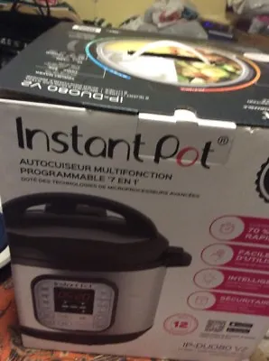 Instant Pot Multi- Use 7=IN 1 Pressure Cooker DUO 80-6 Quart Slow Promg Yogurt • $79.99